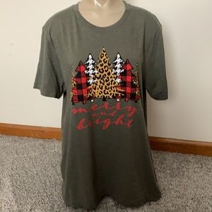 Merry And Bright Tee Shirt